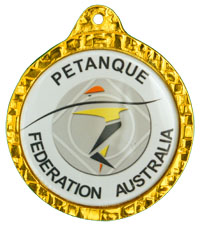 Medal face.