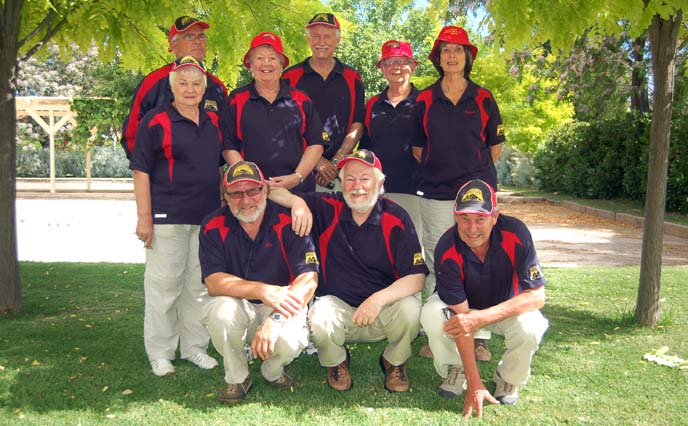 Over 60s team 2010
